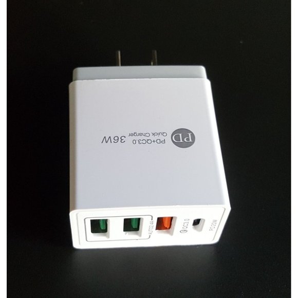 Fast PD Wall Charger 4 Ports for iPhone, Samsung, Type C fast charging - Picture 3 of 5